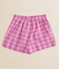 Girls - Plaid Boxer Short
