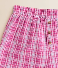 Girls - Plaid Boxer Short