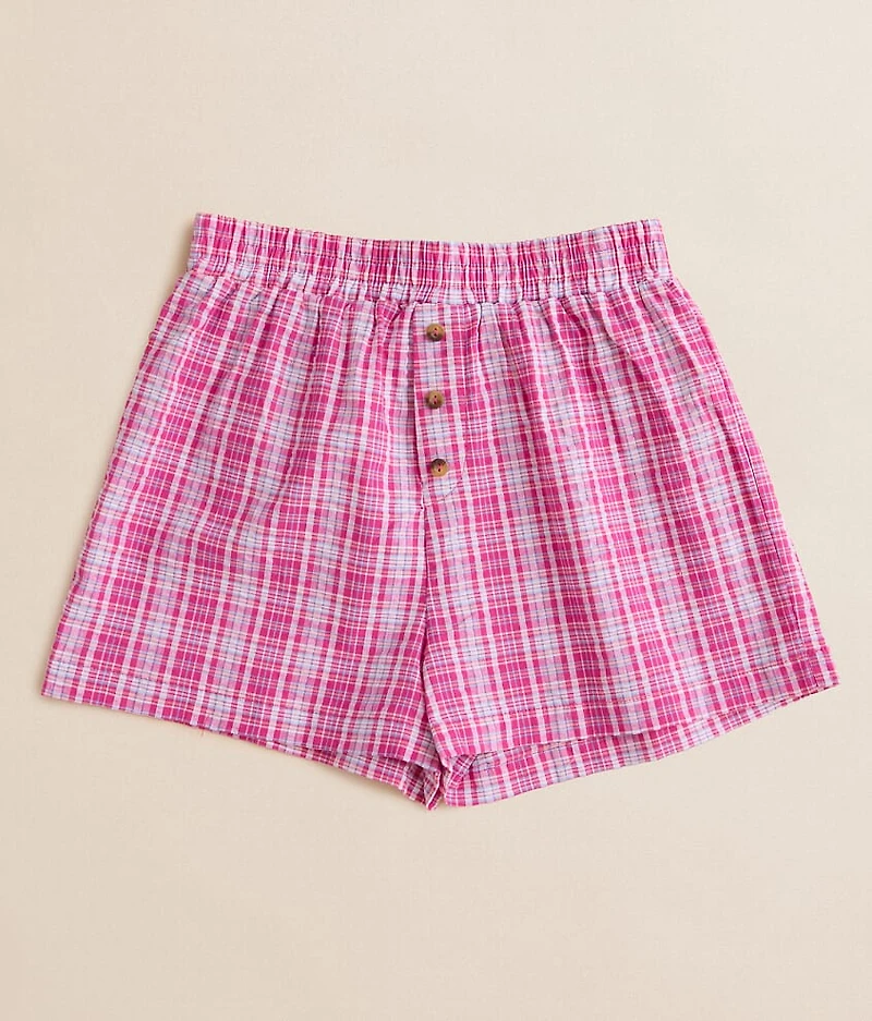 Girls - Plaid Boxer Short