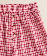 Girls - Plaid Boxer Short