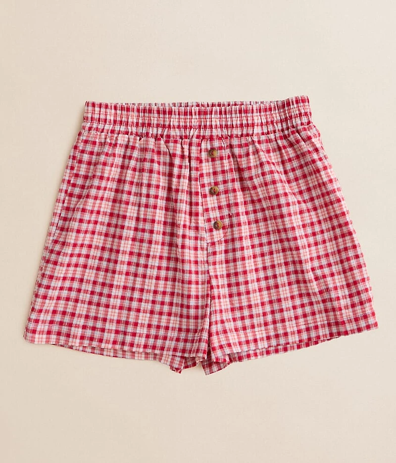 Girls - Plaid Boxer Short