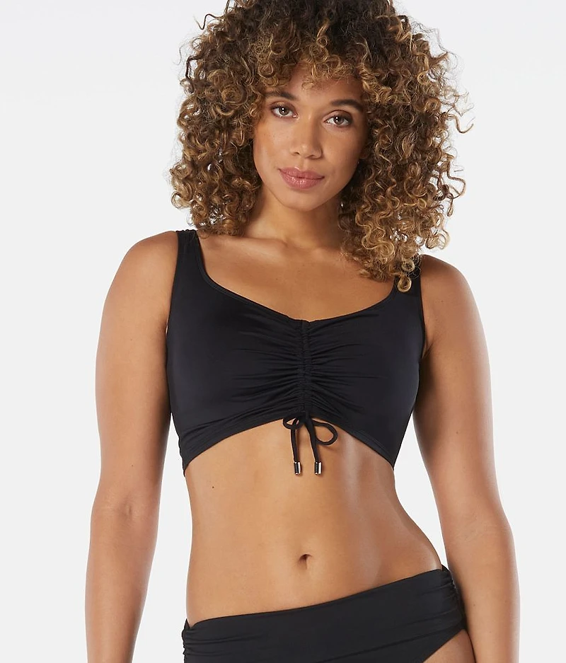Elevate Shirred Underwire Bikini Top