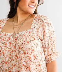 Floral Woven Top