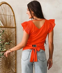 Ruched Knit Top