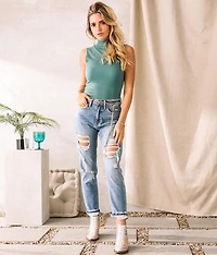 Cinched Side Seam Tank Top