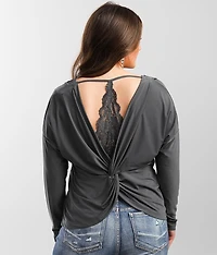 Lace Trim Top