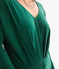 Pleated Dolman Top