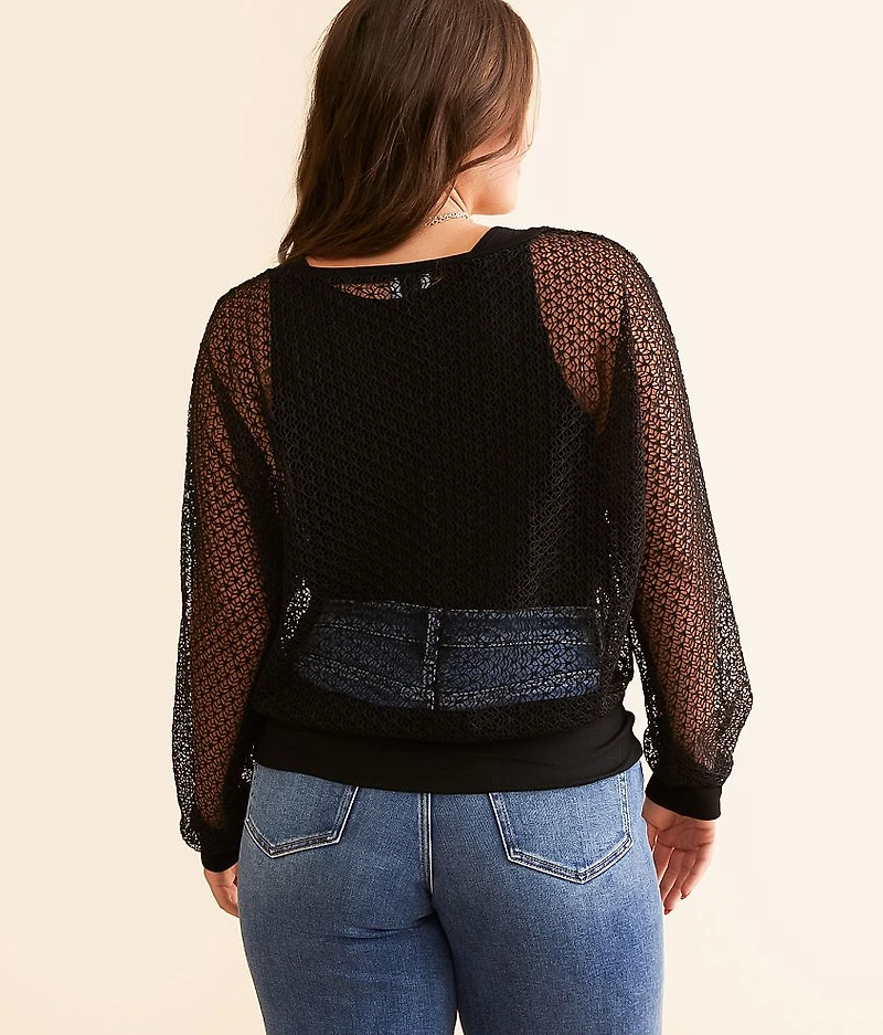 Open Stitch Top