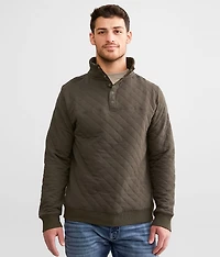 Quilted Quarter Snap Pullover