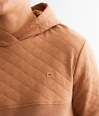 Quilted Block Hooded Sweatshirt