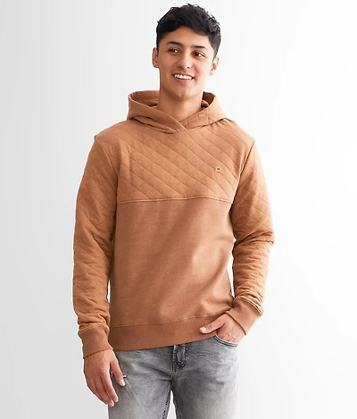 Quilted Block Hooded Sweatshirt