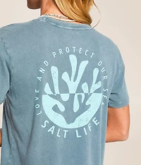 Coral Love Boyfriend T-Shirt