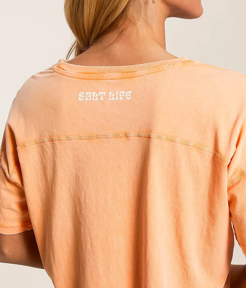 Salty Scene Cropped T-Shirt