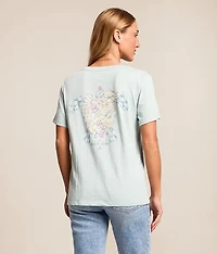 Floral Turtle T-Shirt