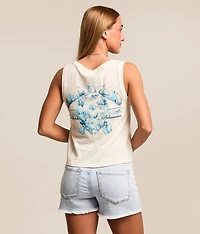 Aquarium Front Tie Tank Top