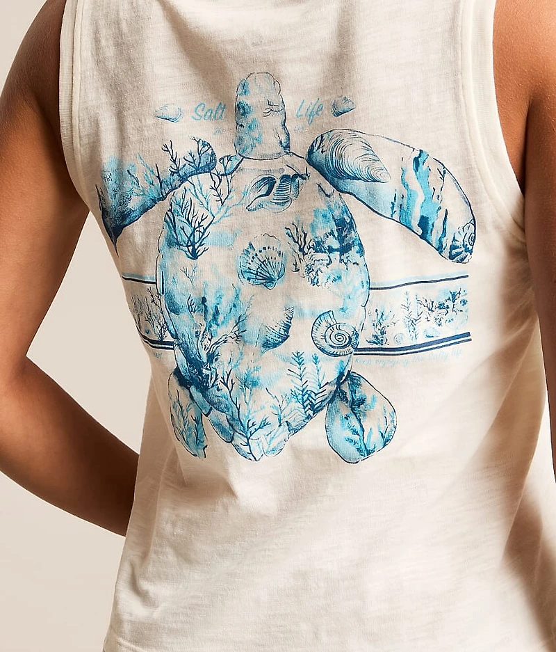 Aquarium Front Tie Tank Top