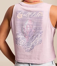 Conch Shell Cropped Tank Top