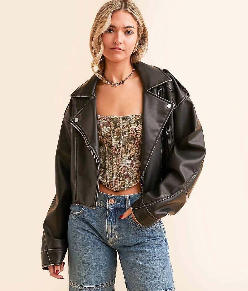 Tapestry Corset Hanky Tank Top