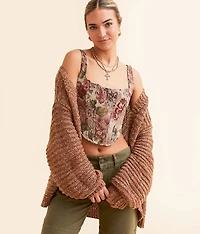 Tapestry Corset Tank Top