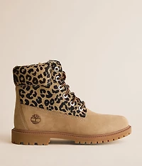 Premium Leopard Leather Boot
