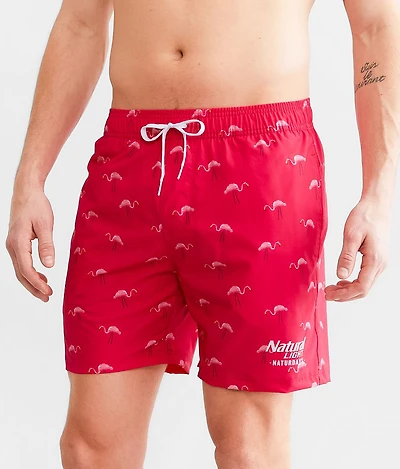Natural Light® Flamingos Swim Trunks