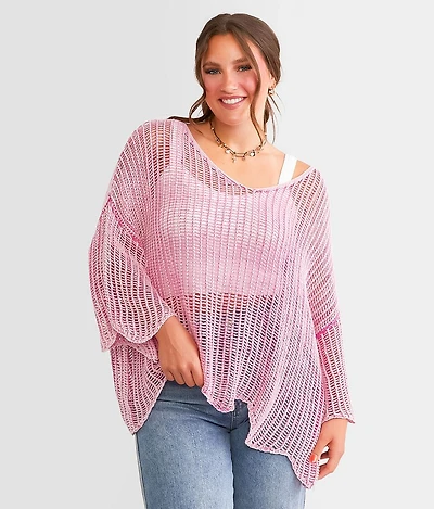 Oversized Boxy Washed Sweater