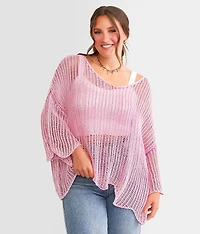 Oversized Boxy Washed Sweater