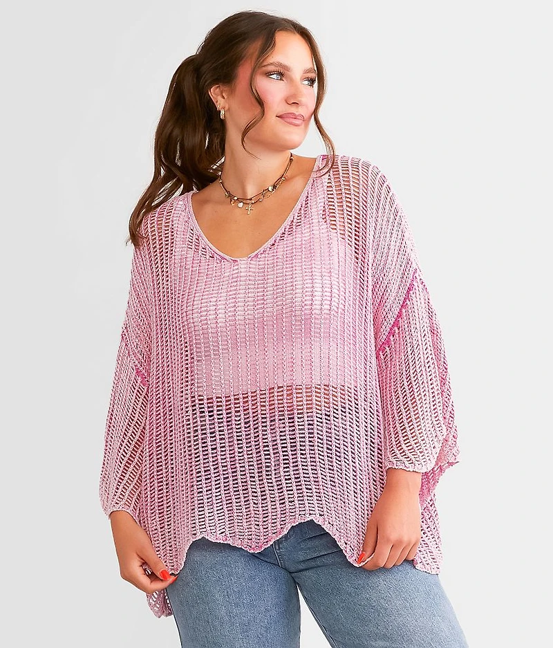 Oversized Boxy Washed Sweater
