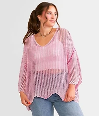 Oversized Boxy Washed Sweater