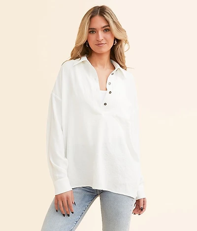 Collared Henley