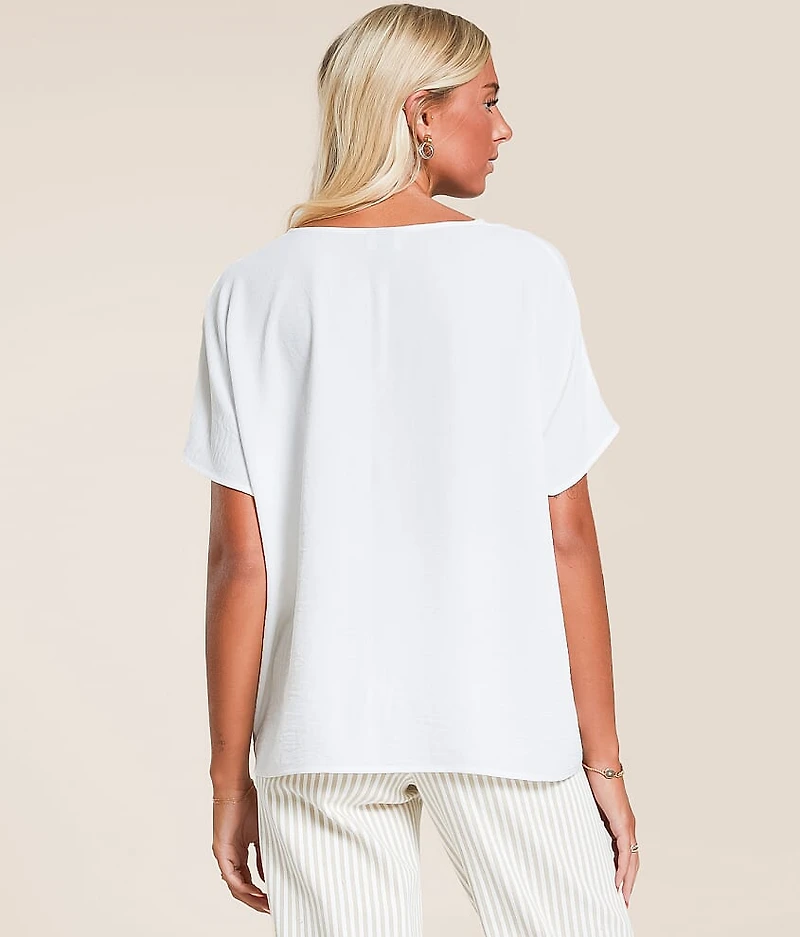 Textured Dolman Blouse