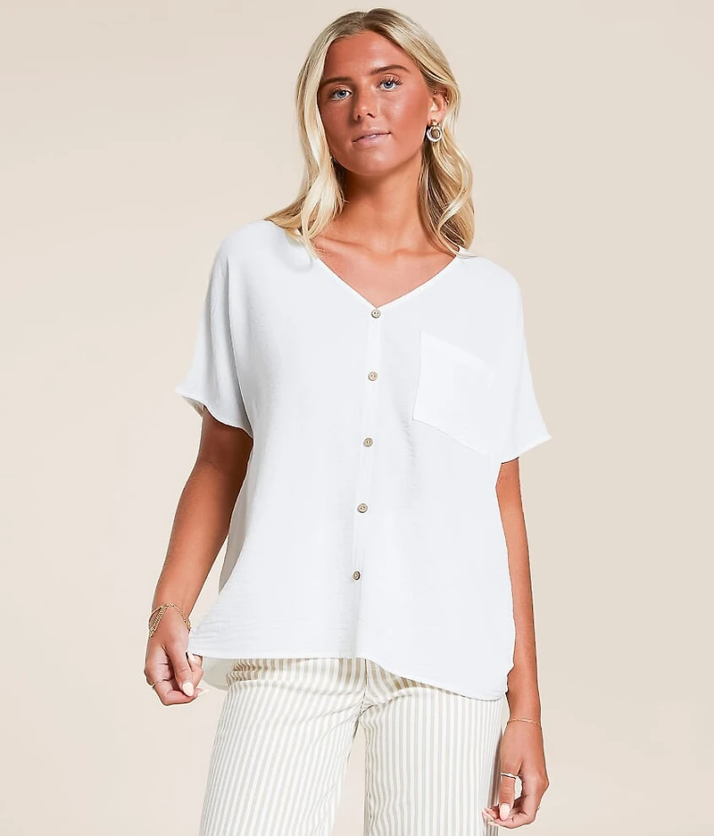 Textured Dolman Blouse