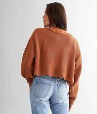 Cropped Cardigan Sweater