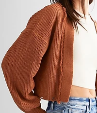 Cropped Cardigan Sweater