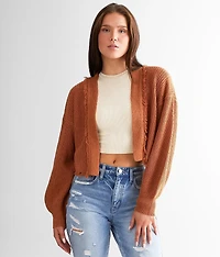 Cropped Cardigan Sweater