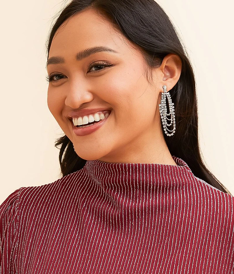 Metallic Stripe Top