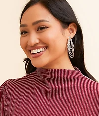 Metallic Stripe Top