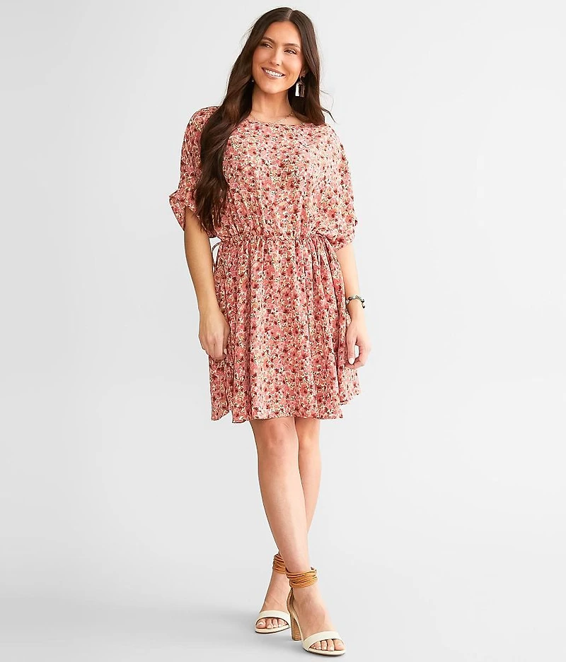 Floral Dolman Dress