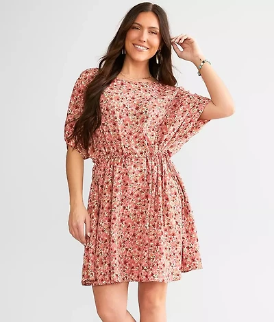 Floral Dolman Dress