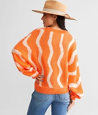 Wavy Dolman Sweater