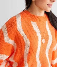 Wavy Dolman Sweater