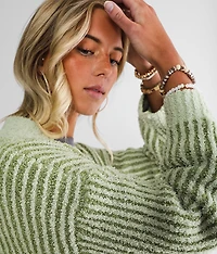 Plush Fleece Cardigan Sweater