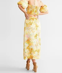 Split Midi Skirt