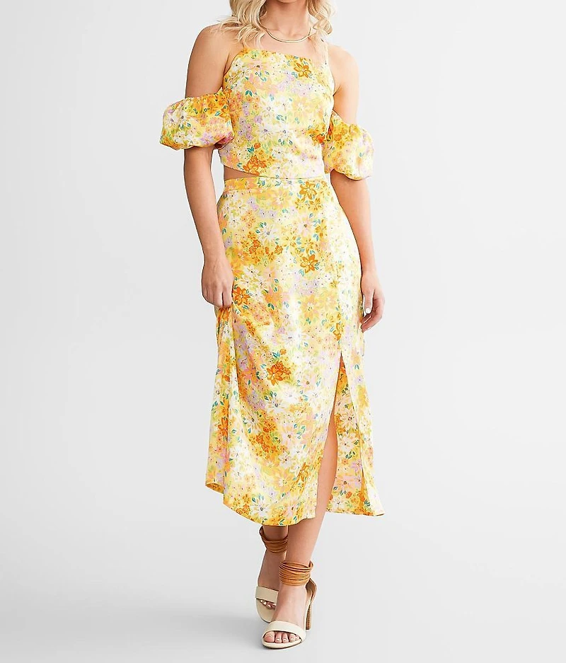 Split Midi Skirt