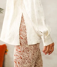 Satin Crinkle Blouse