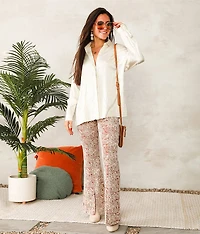 Satin Crinkle Blouse