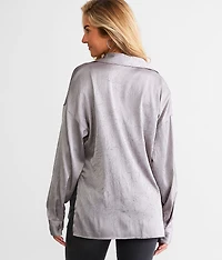 Satin Crinkle Blouse