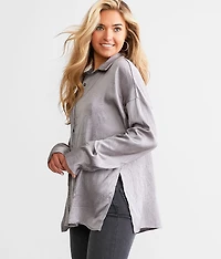 Satin Crinkle Blouse
