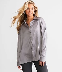 Satin Crinkle Blouse