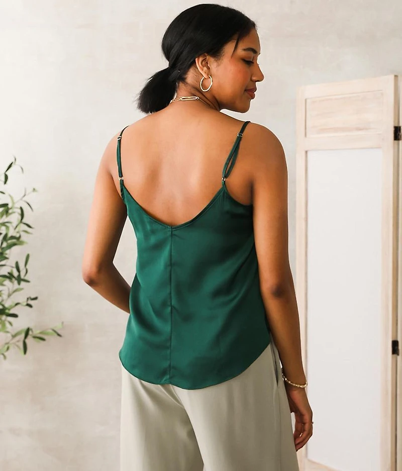 Satin Tank Top